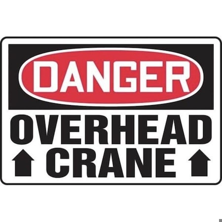 Accuform OSHA DANGER SAFETY SIGN OVERHEAD MEQM123XV MEQM123XV